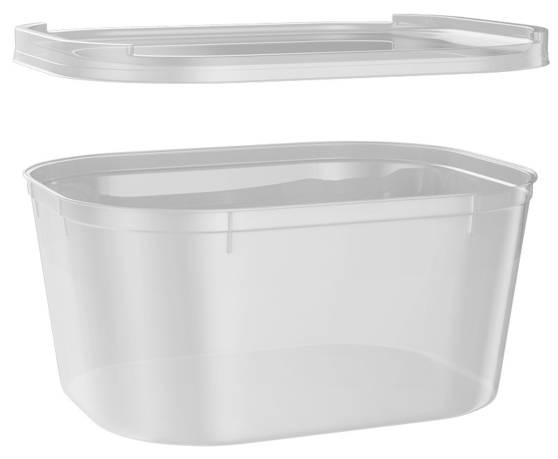 POTE SORVETE 1,5 L RETANGULAR